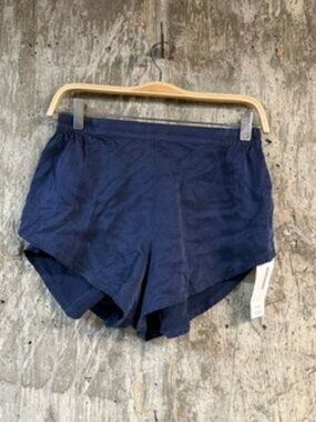 LUNYA Women's Silk Short Size S In Deep Blue
